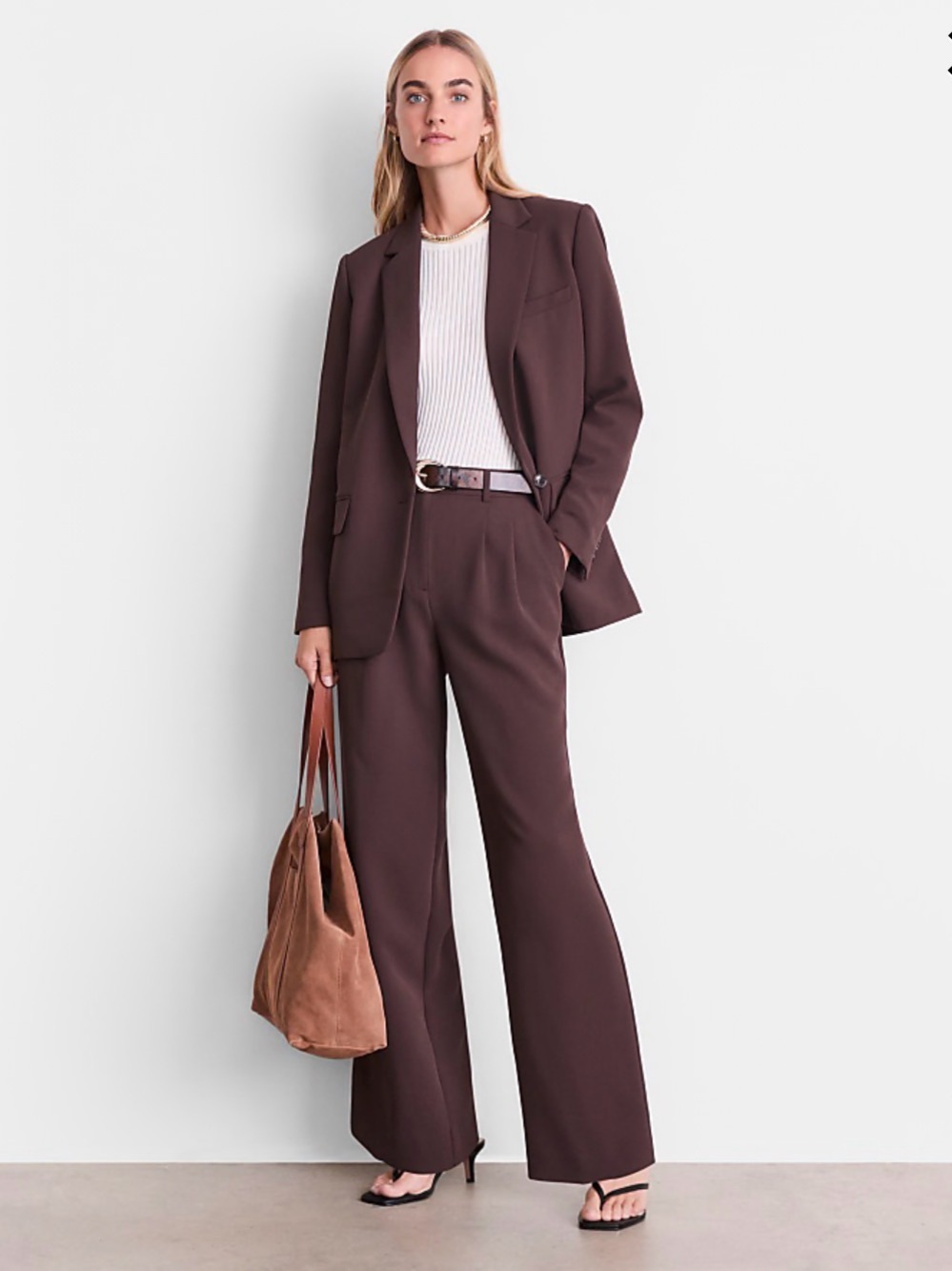 LOFT Versa Crepe Drape Relaxed Blazer 6